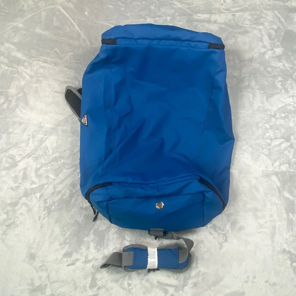 Haimont Blue Convertible Travel Duffel Backpack Water Resistant 40L Gym Bag NWT